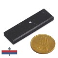 Феритен магнит блок 50 x 15 x 6 мм с монета 50 стотинки