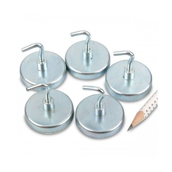 Magnet ferita oala D36 mm cu carlig 4