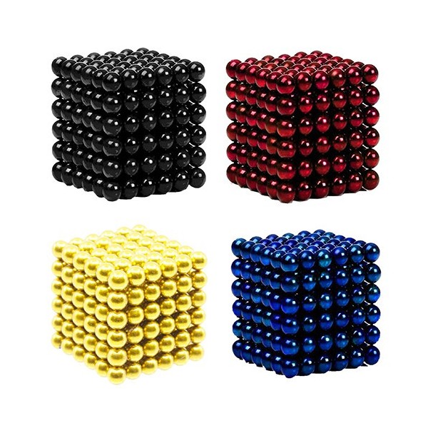 Neocube, Cube Neo, Buckyballs, Tesla Balls, Magneti Zen 4 culori