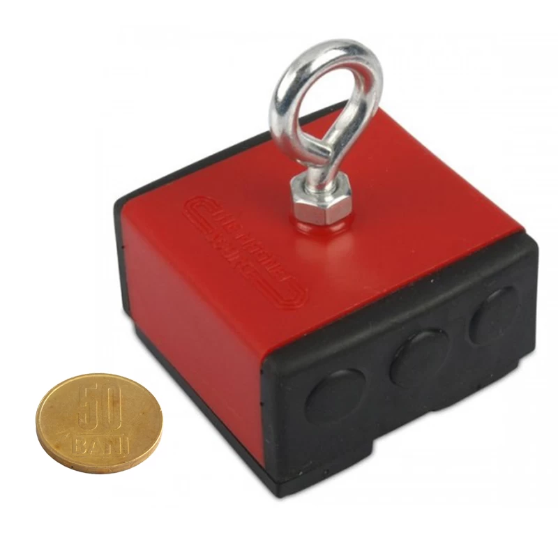 VarioBox Magnet 45 kg - sistem de ridicare cu moneda de 50 bani