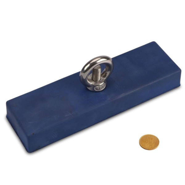 Magnet recuperator forță 450 kg cu moneda de 50 bani