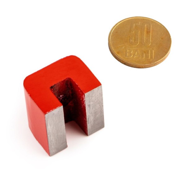 Magnet AlNiCo potcoavă 22 x 25 x 17 mm - 3