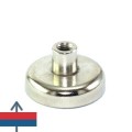 Неодимов магнит тенджера Ø32 мм с вътрешна резба на шийката и с намагнитване