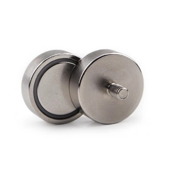 Неодимов магнит тип гърне D 25 мм с външна резба - 2 бр.