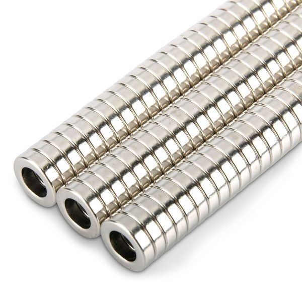 Неодимов магнит пръстен 12 x 6 x 3 мм три комплекта