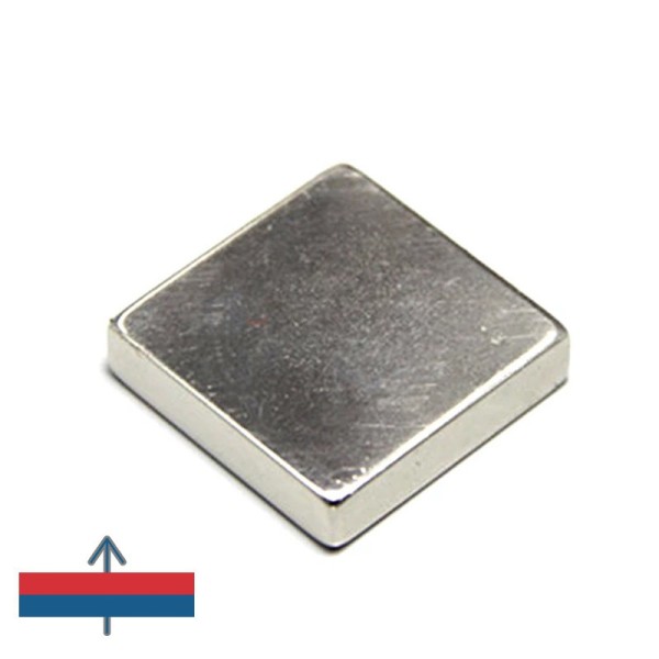 Magnet neodim bloc 40 x 40 x 10 mm cu magnetizare