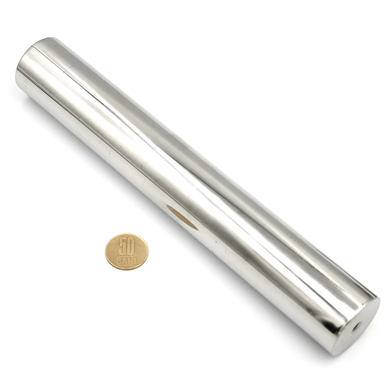 Bară magnetică D 38 x 250 mm cu moneda de 50 bani