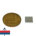Неодимов магнит блок 10 x 10 x 0.2 мм 4