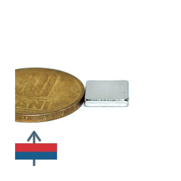 Неодимов магнит блок 10 x 10 x 0.2 мм 5