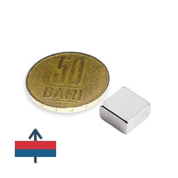 Неодимов магнит блок 10 x 10 x 0.5 мм 1