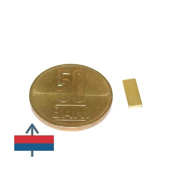 Magnet neodim bloc 10 x 04 x 01 mm 1