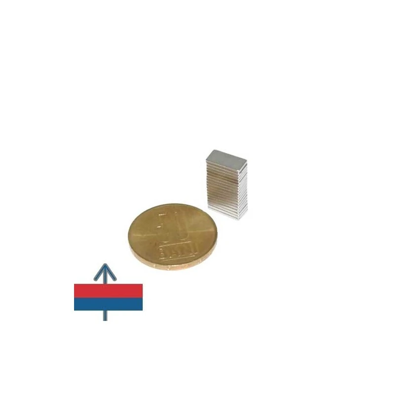 Magnet neodim bloc 10 x 05 x 01 mm 1