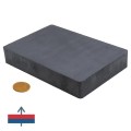 Феритен магнит блок 150 x 100 x 25 мм с монета 50 стотинки и намагнитване