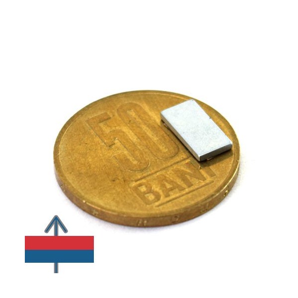 Magnet neodim bloc 10 x 05 x 01 mm 8