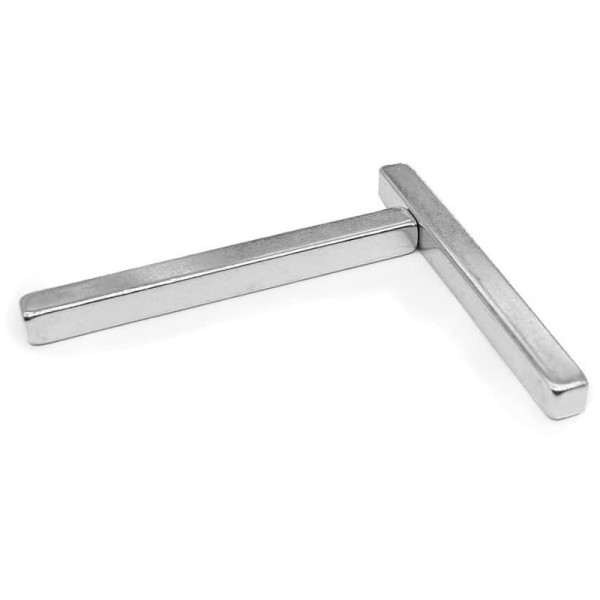 Неодимов магнит блок 50 x 5 x 5 мм комплект 2 броя