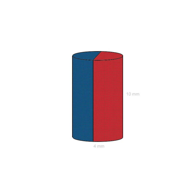 Magnet neodim cilindru 04 x 10 mm C