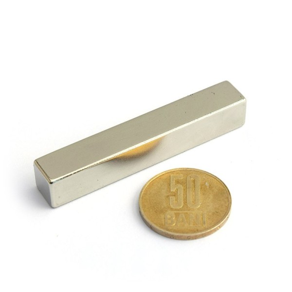 Magnet neodim bloc 60 x 10 x 10 mm - N45 orizontal