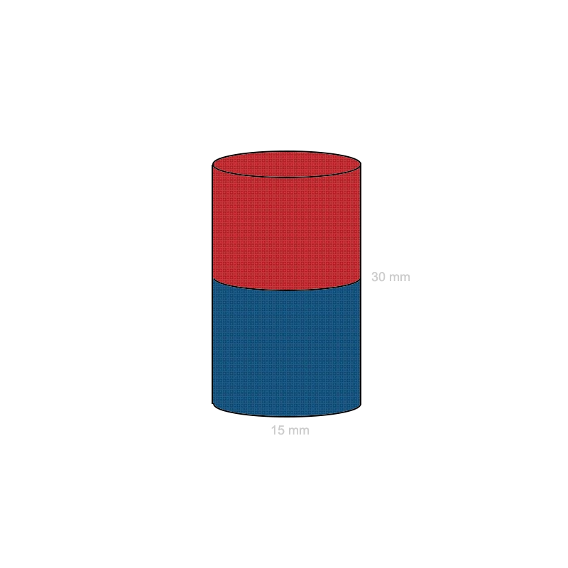 Magnet neodim cilindru 15 x 30 mm C