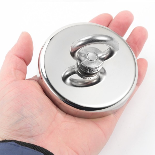 Magnet neodim oala D 90 mm carlig inelar in palma