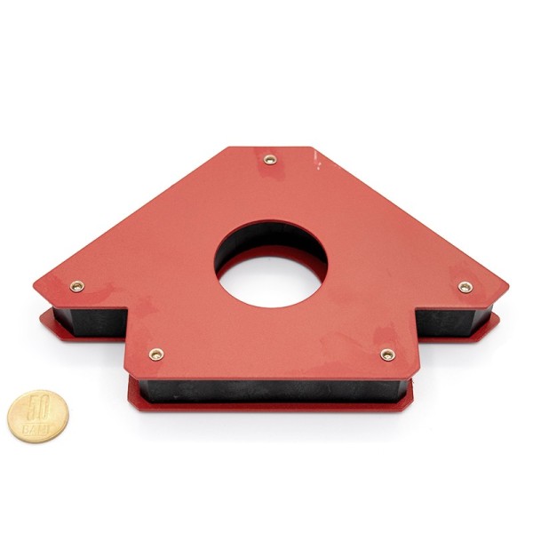 Magnet sudură 122 x 25 x 20 mm - tip A - dispozitiv magnetic fixare piese sudură cu moneda de 50 bani