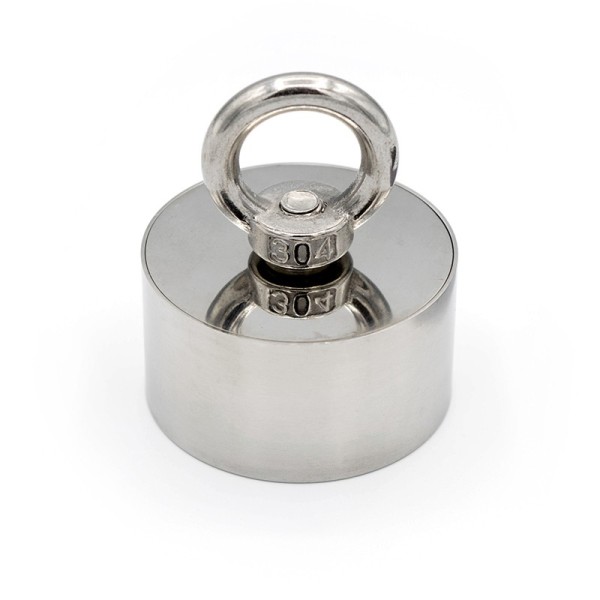 Magnet fishing 360° D 55 x H 30 mm - forță 320/80 kg