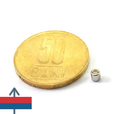 Magnet neodim cilindru 03 x 03 mm N52
