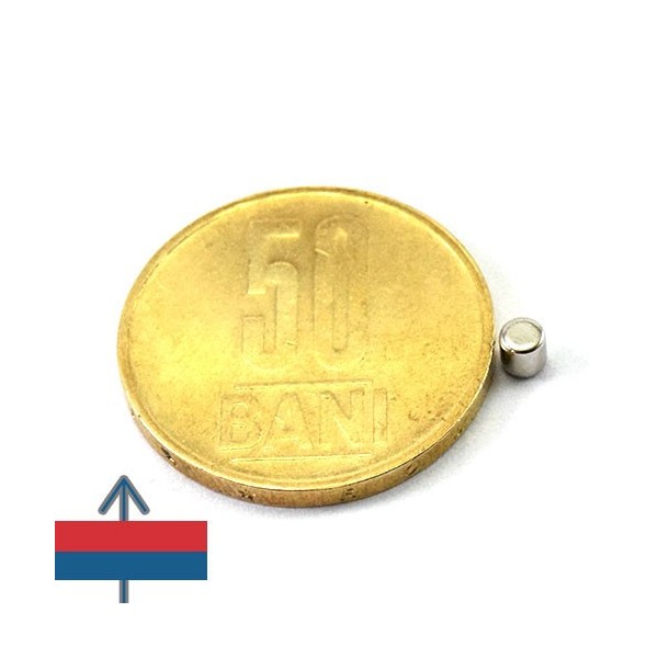 Неодимов магнит цилиндър 03 x 03 мм 2