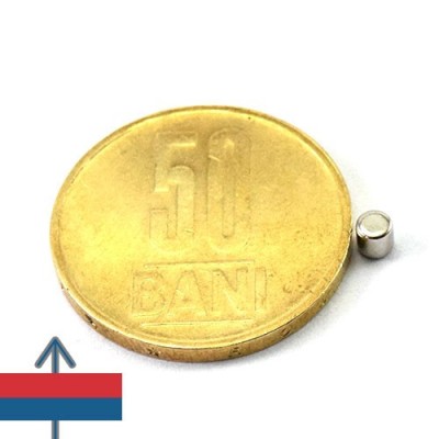 Magnet neodim cilindru 03 x 03 mm 2