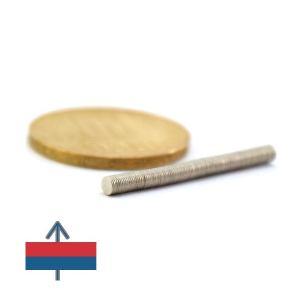 Неодимов магнит диск 2.5 x 0.3 мм 4