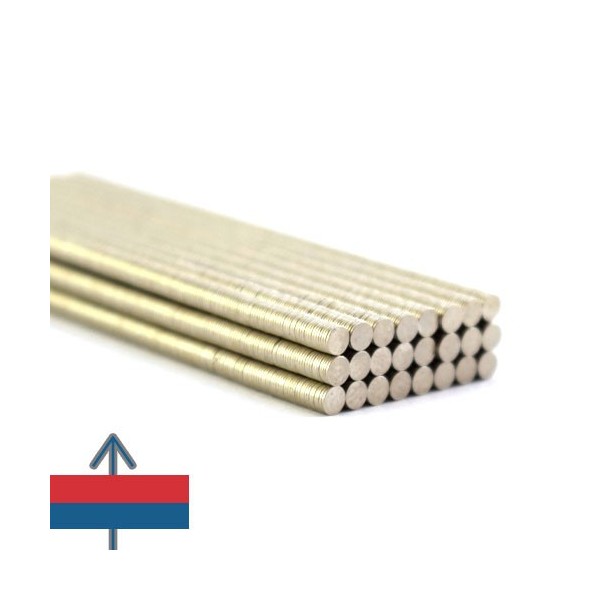 Неодимов магнит диск 2.5 x 0.3 мм 5