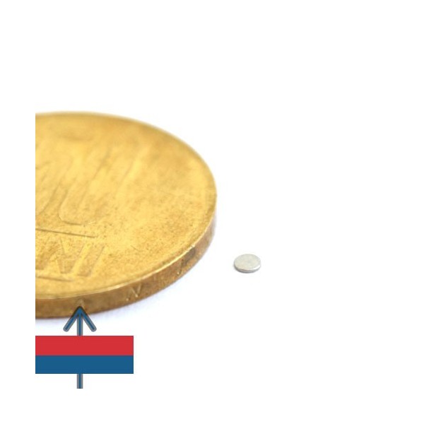 Неодимов магнит диск 02 x 0.3 мм 1