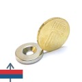 Неодимов магнит пръстен Ø20 мм - тенджера без корпус 50 стотинки