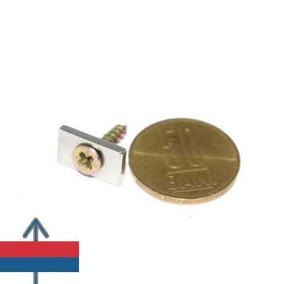 Magnet neodim bloc 15 x 09 x 02 mm D3.5D6 3