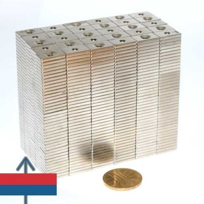 Magnet neodim bloc 15 x 09 x 02 mm D3.5D6 4