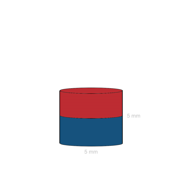 Magnet neodim cilindru 05 x 05 mm 6