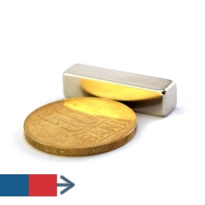 Magnet neodim bloc 25 x 06 x 06 mm 2