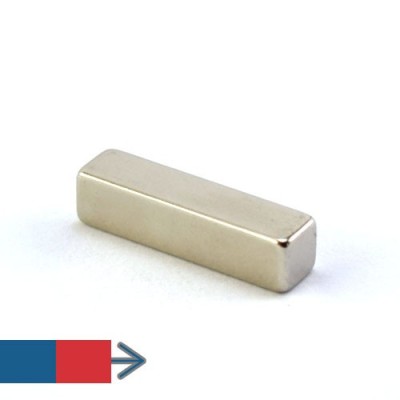 Magnet neodim bloc 25 x 06 x 06 mm 3