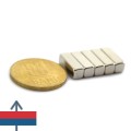 Неодимов магнит блок 15 x 5 x 5 мм 4