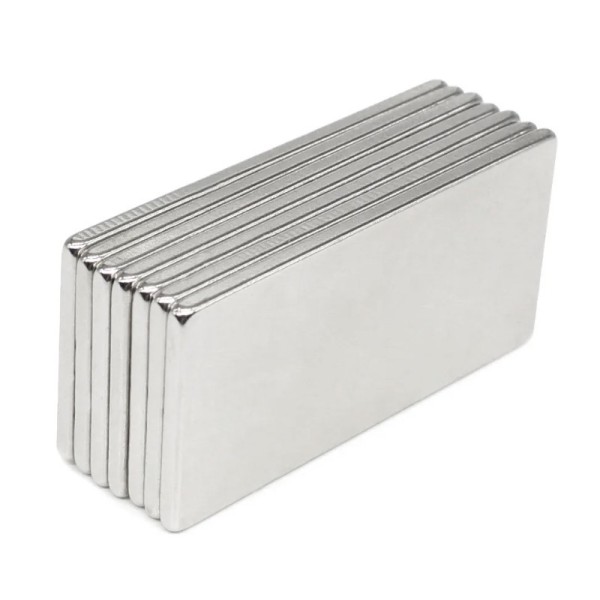 Magnet neodim bloc 40 x 20 x 2 mm - grup