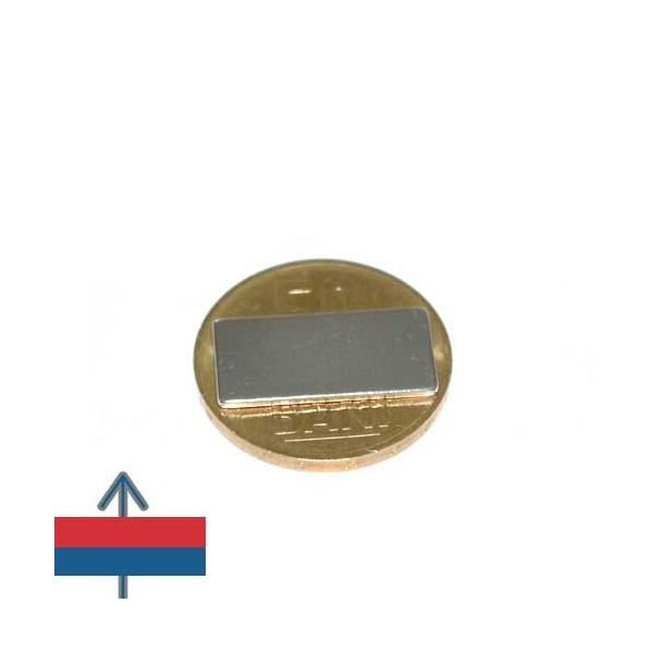 Magnet neodim bloc 20 x 10 x 01 mm 5