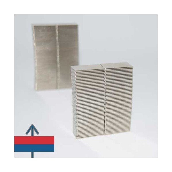 Magnet neodim bloc 20 x 10 x 01 mm 8