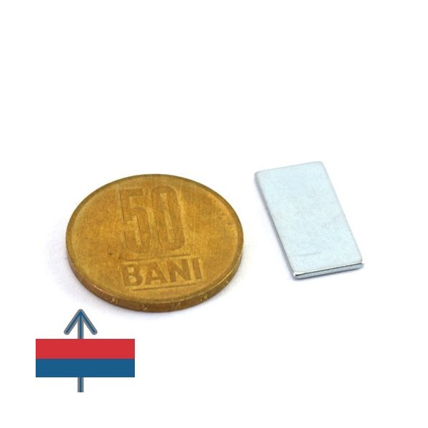 Magnet neodim bloc 20x10x1 mm 10