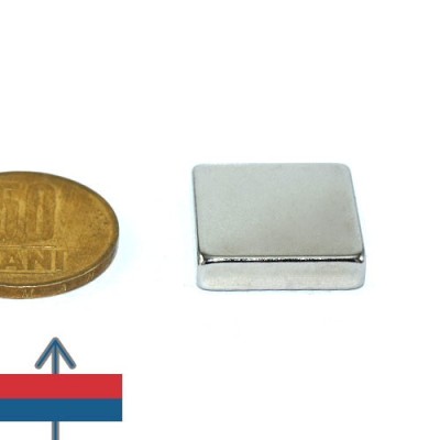 Magnet neodim bloc 20 x 20 x 05 mm 3