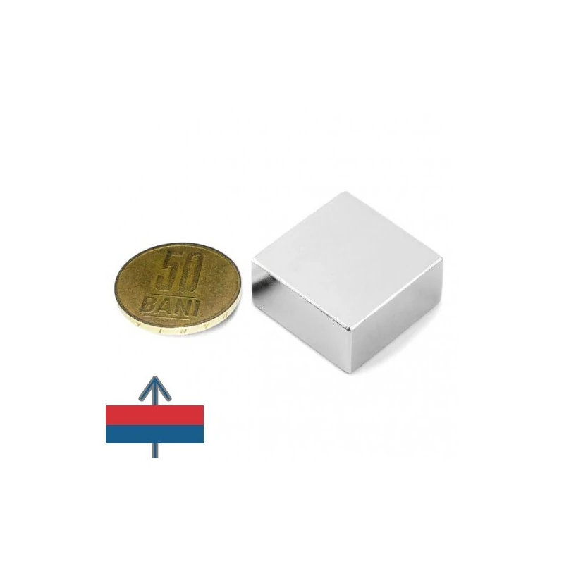 Magnet neodim bloc 25 x 25 x 13 mm 1