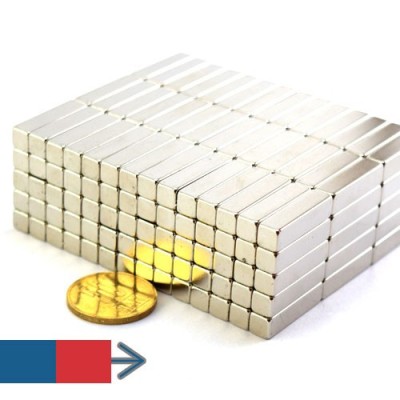 Magnet neodim bloc 25 x 06 x 06 mm 4