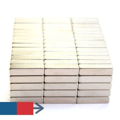 Magnet neodim bloc 25 x 06 x 06 mm 5