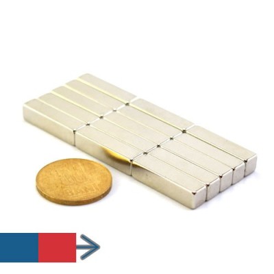 Magnet neodim bloc 25 x 06 x 06 mm 6
