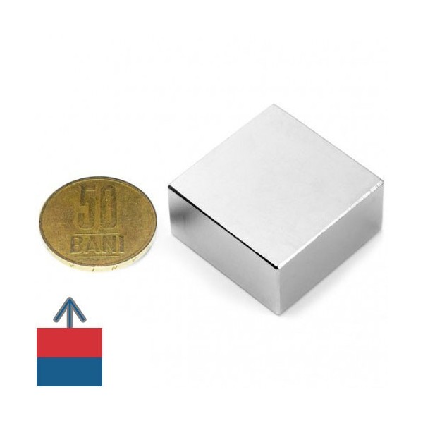 Magnet neodim bloc 30 x 30 x 15 mm 1
