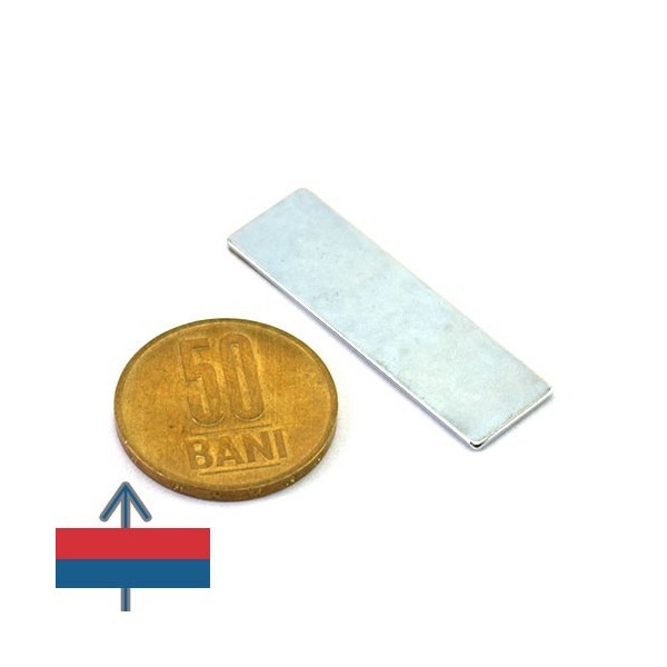 Magnet neodim bloc 40 x 12 x 1 mm 1