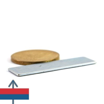 Magnet neodim bloc 40 x 12 x 1 mm 3